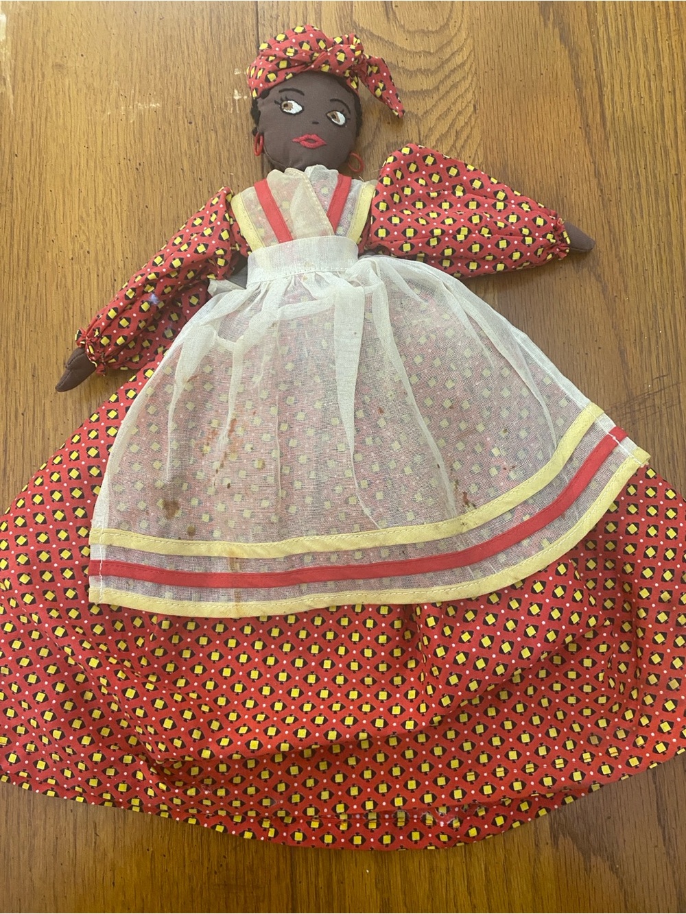 Vintage Handmade Toaster Cover Doll